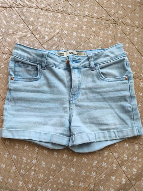 Dievčenské riflové kraťasy, denim co,128