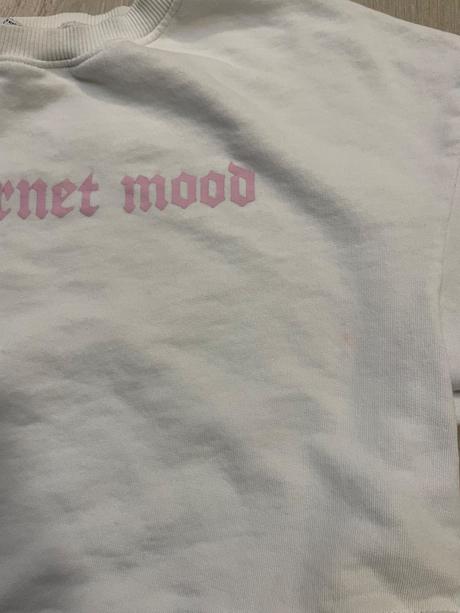 Teplákové krátke tričko, bershka,l