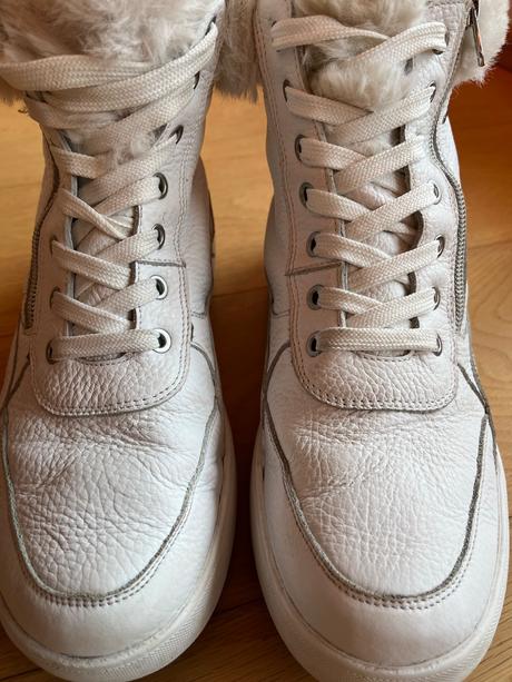 Vodeodolne kozene zateplene topanky, geox,39