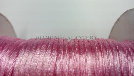 Saténová šnúrka 2,5 mm bledo ružová, 