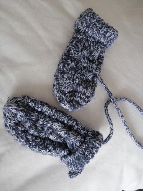 Pletené rukavičky 9-24mes., f&f,74