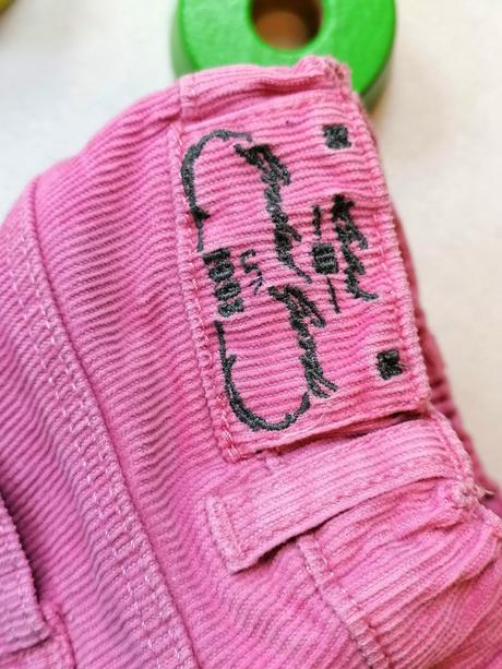 Ružové nohavice, h&m,74