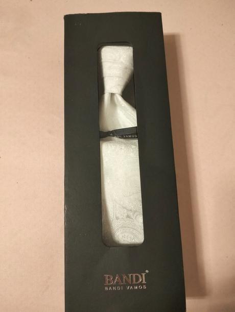 Pánska svadobná kravata bandi, 