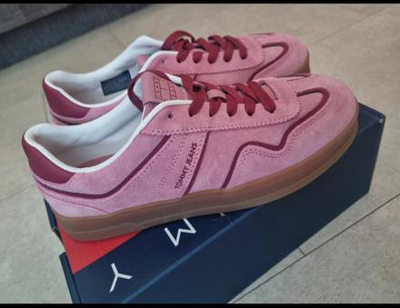 Semišové tenisky hilfiger, tommy hilfiger,37