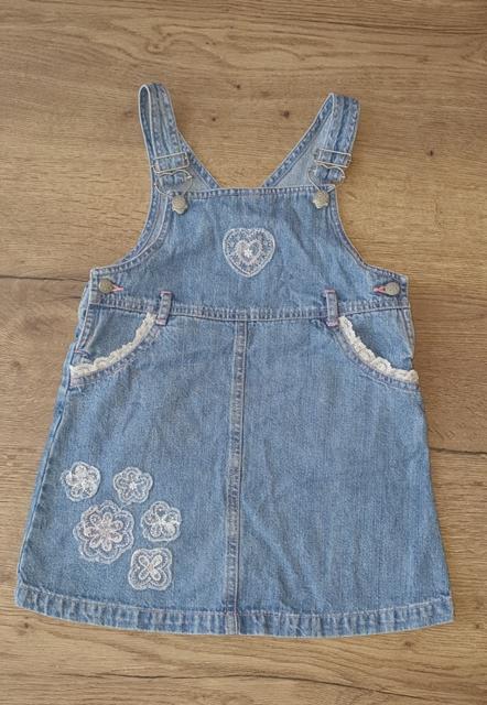 Riflové šaty, mothercare,98