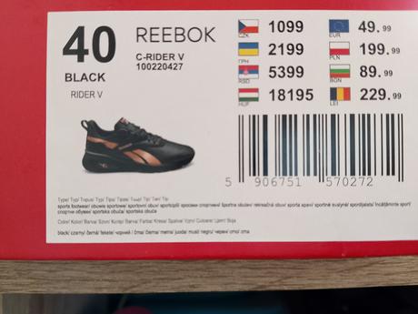 Reebok rider v 39/40, reebok,40