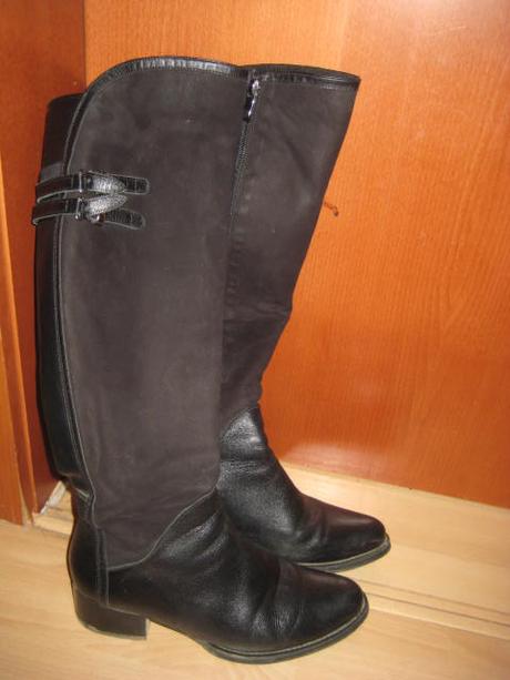Celokoženné čižmy veľ. 37, 37