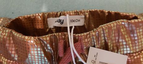 Prešívané holografické nohavice 104, sinsay,104