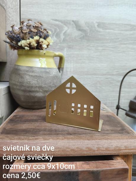 Svietnik na dve čajové sviečky,