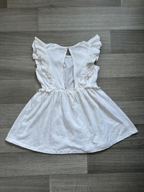 Biele šaty, zara,128