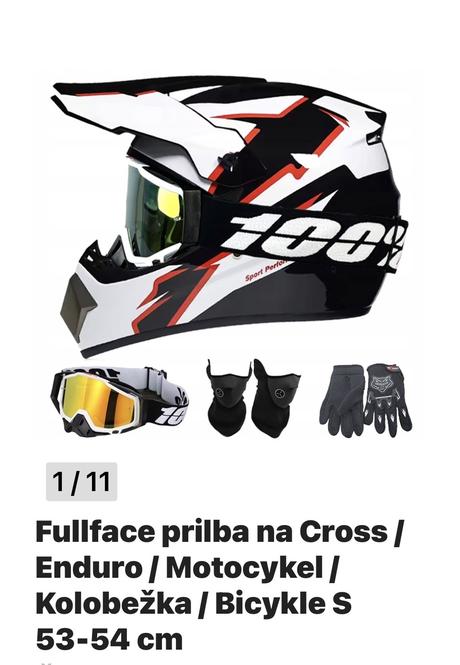 Predám prilbu fullface,