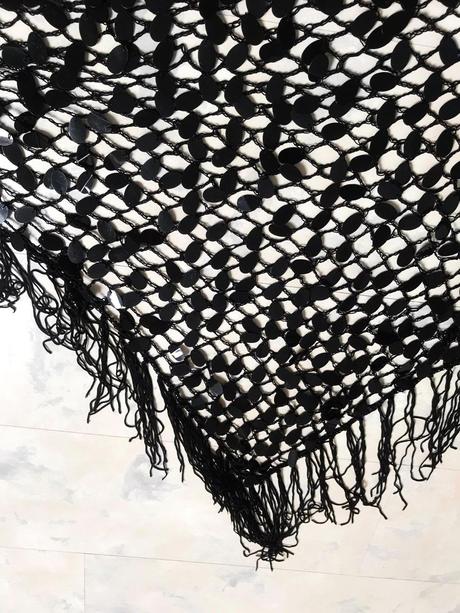 Spoločenská trblietavá šatka na krk, 