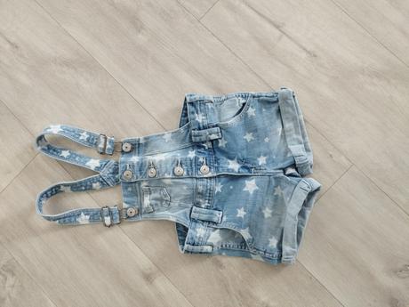 Riflové kraťasy na traky, h&m,110