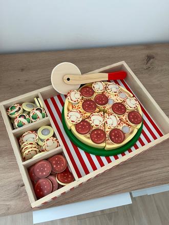 Melissa & doug drevena pizza,