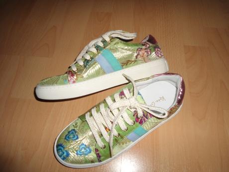 Zelené dámske tenisky kate gray, 37