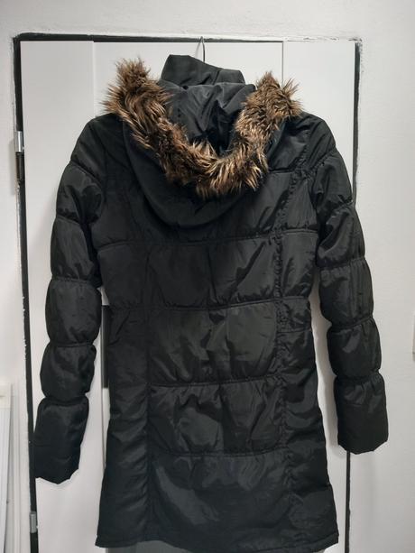Dlhá zimná bunda, s