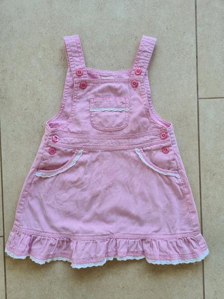 Šaty s trakmi a volánikom, bambini,92