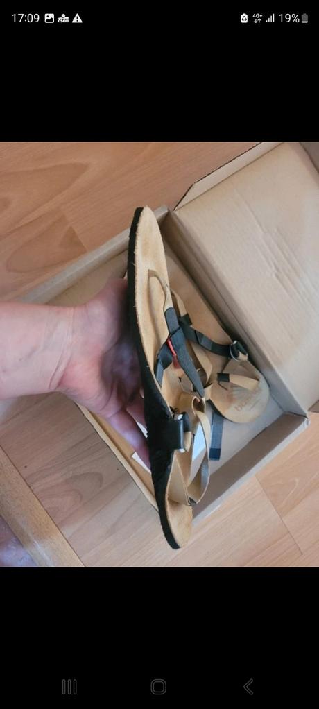 Bosky sandale kozene, vibram podrazky, 40