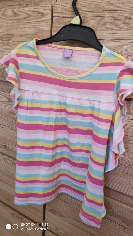 Tričko s volanik.rukavmi, dopodopo,116