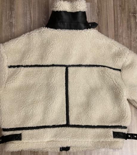 Krásna zimná kožušinová bunda, f&f,xl