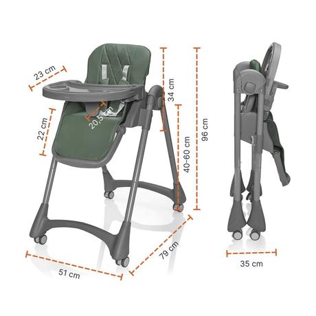 Nová detská jedálenská stolička zopa viac farieb, zopa