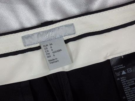 Elegantné dámske nohavice, h&m,36