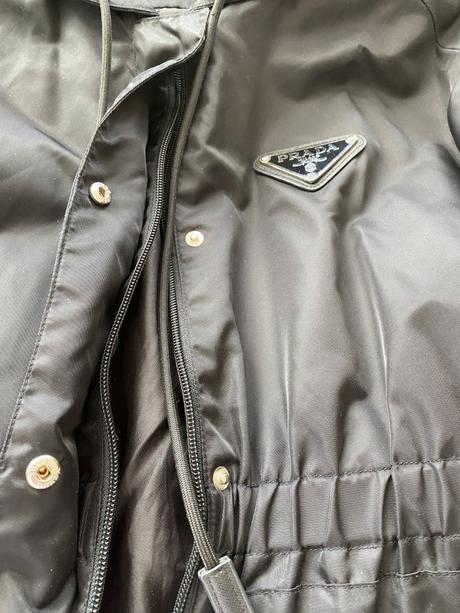 Original prada nylon hooded jacket, prada,s