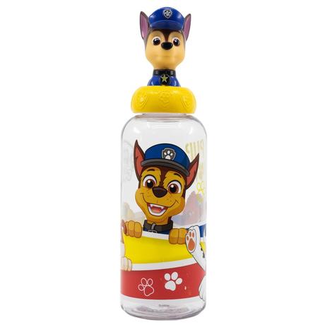 Plastová 3d fľaša s figúrkou paw patrol, 560ml,