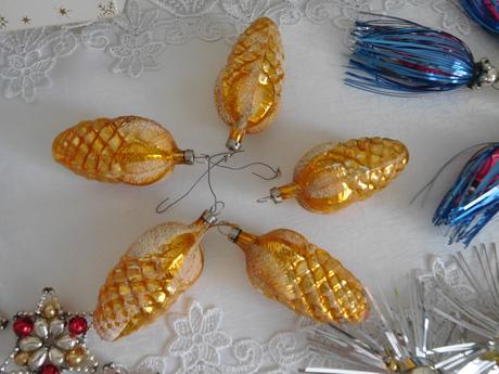 Retro vianočné ozdoby,,