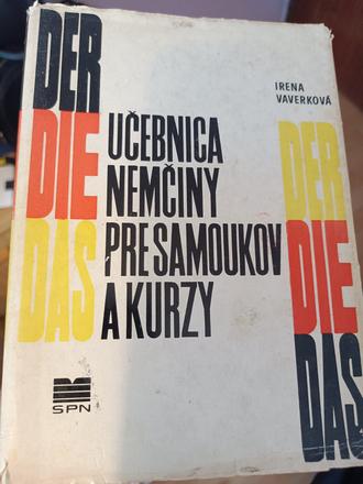 Kniha učebnica nemčiny pre samoukov a kurzy,