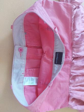 Sukňa calvin klein jeans ružová, calvin klein,s