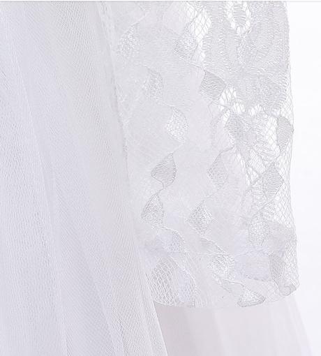 Saty 1 svate prijimanie dlhe s rukavom a kvetom, 34 - xs