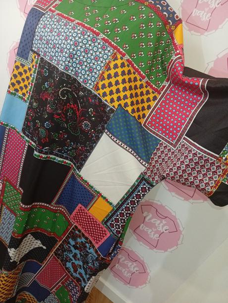 Maxi vzorované šaty s vreckami, xxxl