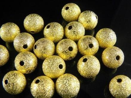 Kovové korálky hviezdny prach 6 mm, 