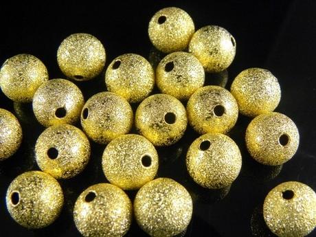 Kovové korálky hviezdny prach 6 mm, 