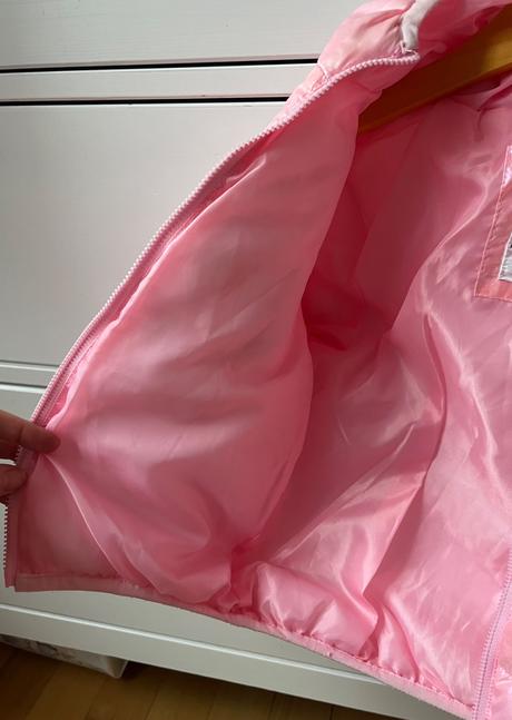 Metalická ružová prechodná bunda, 98, 98