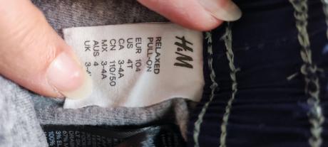 Podsite nohavice, h&m,104