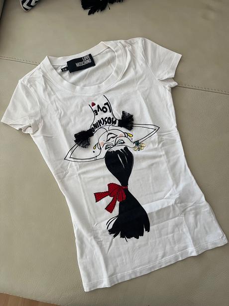 Tričko love moschino, moschino,xs