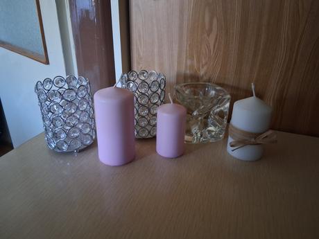 Svietnik ako nový sviečka sklo kryštál vianoce, 