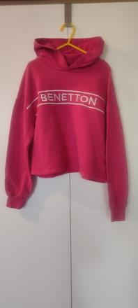 Skrátená mikina, benetton,140