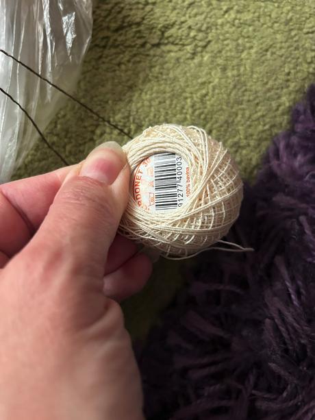 Sada háčkovacej priadze kordonet,