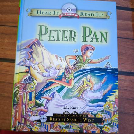 Peter pan s cdčkom nová kniha,