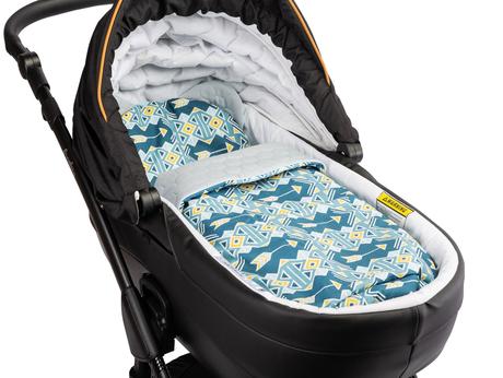 Sensillo vložka do kočíka velvet ornamenty, 