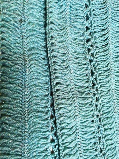 Vlnený prehoz/štóla na večerné šaty, 4xl