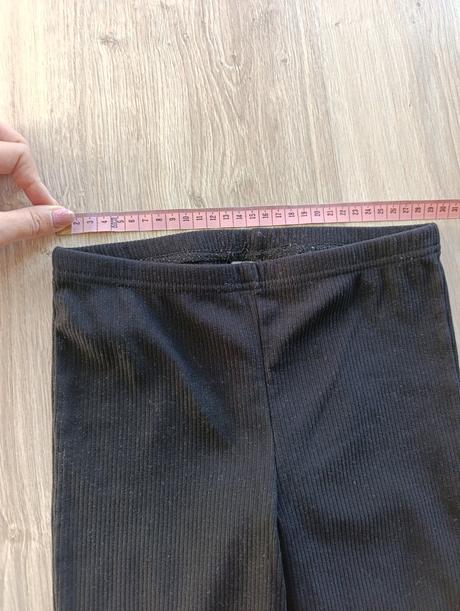 Dievčenské čierne zvonové nohavice, gate,134