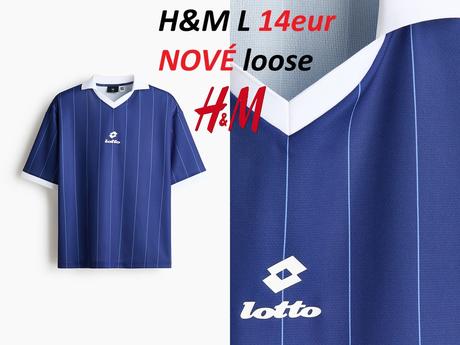 Futbalový dres lotto hm modrý, h&m,l