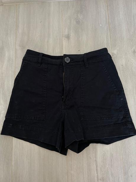 Dámske h&m čierne šortky, h&m,xs