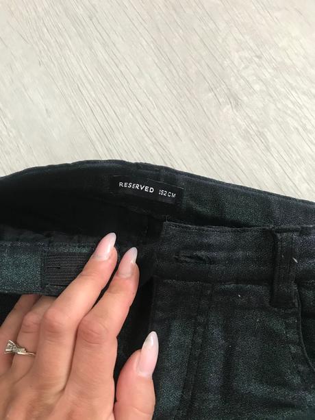 Metalické jeansy, reserved,152