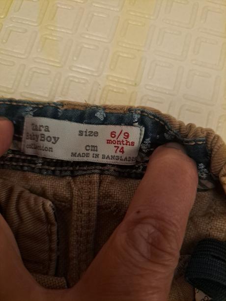 Krásne nohavice zara, rozm. 74cm, zara,74