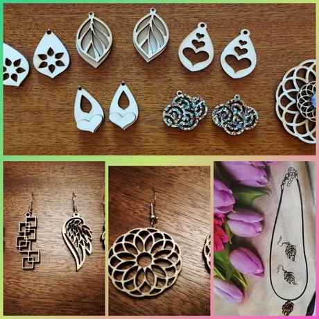 Náhrdelníky,náušnice, ružence, 